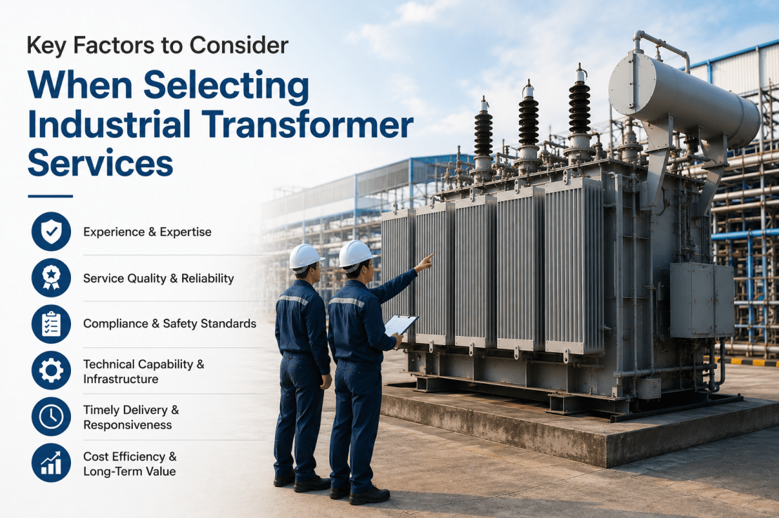 Key Factors to Consider When Selecting Industrial Transformer&nbsp;Services